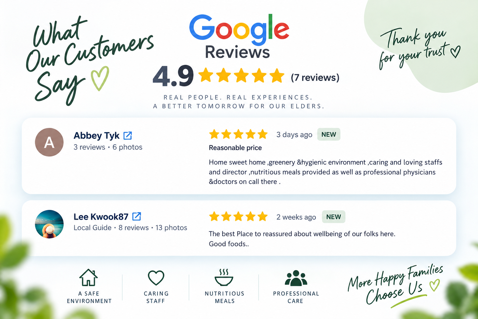 Google 评价分享（一）